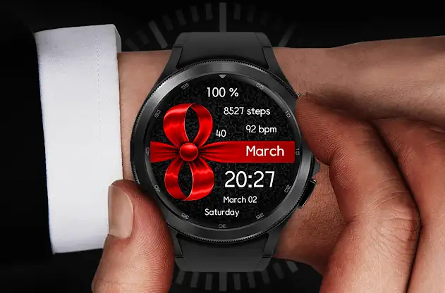 EY36 Digital 8 March WatchFace screenshot 2
