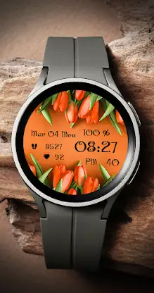 EY37 Tulips 8 March WatchFace screenshot 1