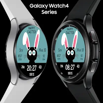 EY38 Easter Bunny Watchface screenshot 4