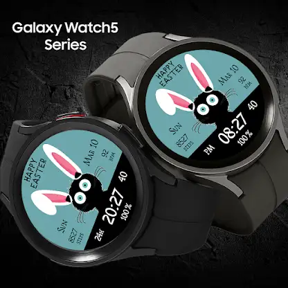 EY38 Easter Bunny Watchface screenshot 5