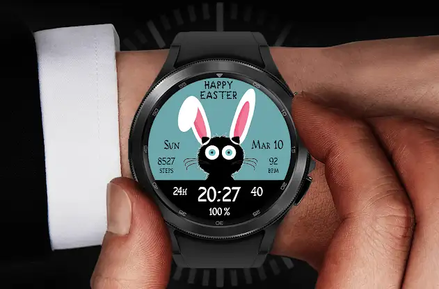EY38 Easter Bunny Watchface screenshot 2