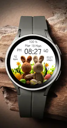EY42 Bunnies Watch Face screenshot 1