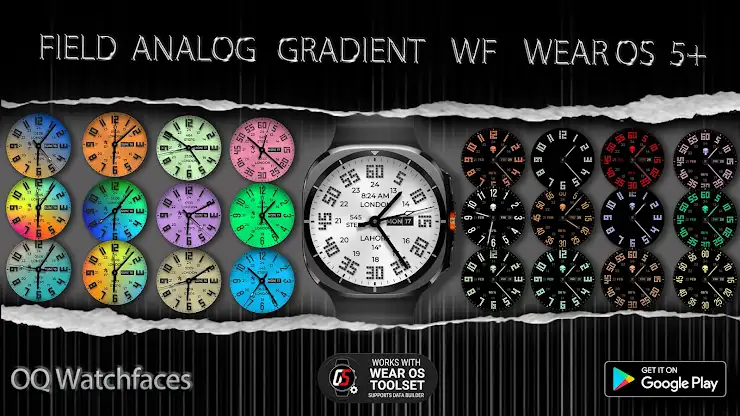 Field Analog Bright Wear OS 5+ screenshot 7