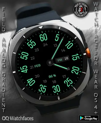 Field Analog Bright Wear OS 5+ screenshot 2