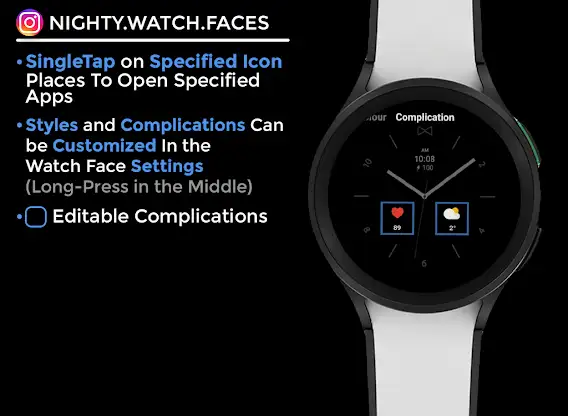 Flash Night - watch face screenshot 6