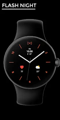 Flash Night - watch face screenshot 1