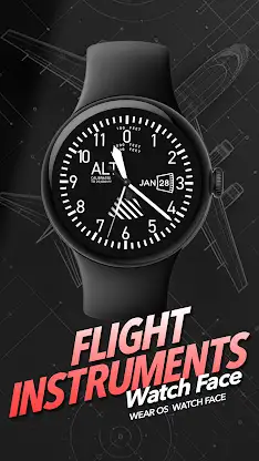 Flight Instruments Watch Face screenshot 1