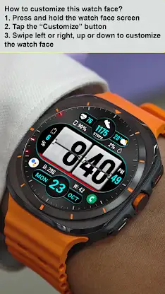 Flip Style WearOS NTV279 screenshot 6