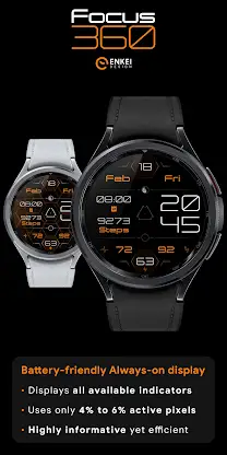 Focus 360 - digital watch face screenshot 4