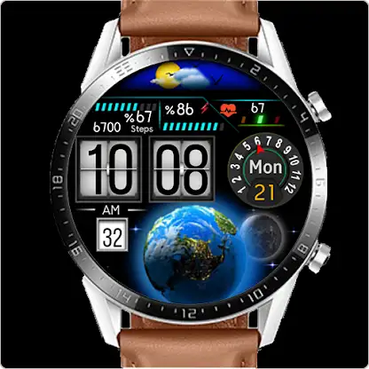 FS W158  DIGITAL WATCHFACE screenshot 2