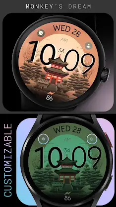 Full Moon digital watch face screenshot 3