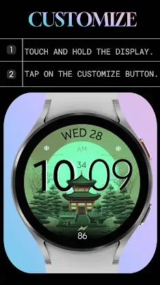 Full Moon digital watch face screenshot 7