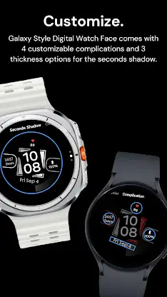 Galaxy Digital Watch Face screenshot 6