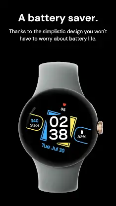 Galaxy Digital Watch Face screenshot 4
