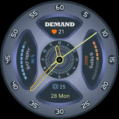 GEAR Weirdo Analog Watch Face screenshot 4