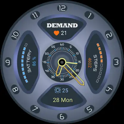 GEAR Weirdo Analog Watch Face screenshot 3