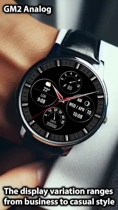 GM2 Analog watch face screenshot 1
