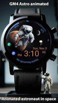 GM4 Astro animated watch face screenshot 1