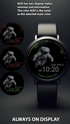 GM4 Astro animated watch face screenshot 7