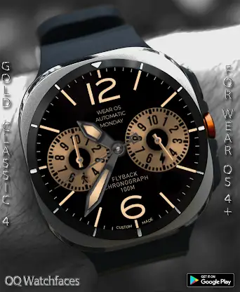 Gold Classic 4 Wear OS 5+ screenshot 1