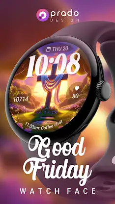 Good Friday - Cross Watch Face screenshot 2
