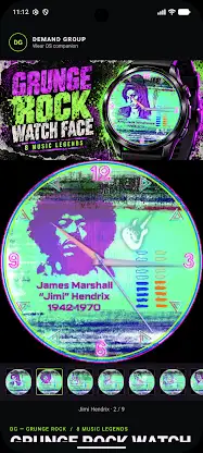 Grunge Rock Watch Face screenshot 7