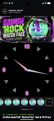 Grunge Rock Watch Face screenshot 2