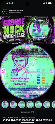 Grunge Rock Watch Face screenshot 5