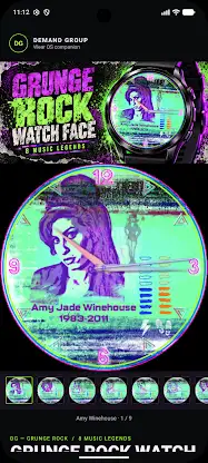 Grunge Rock Watch Face screenshot 1
