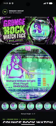 Grunge Rock Watch Face screenshot 4