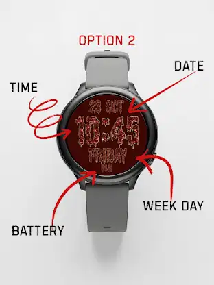 Halloween Women Watch Face screenshot 3