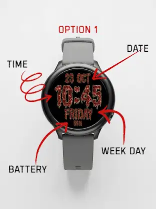 Halloween Women Watch Face screenshot 2