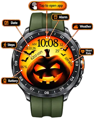 EY50 Halloween Watch Face screenshot 5