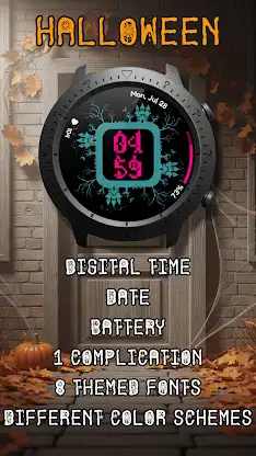 Halloween Watch Face screenshot 2