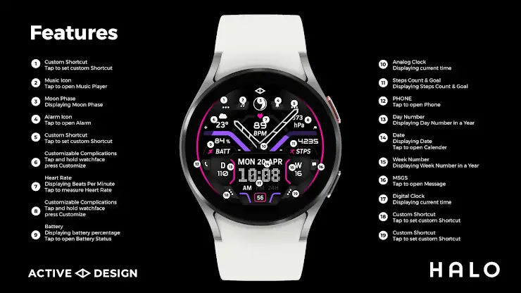 Halo Watch Face screenshot 2
