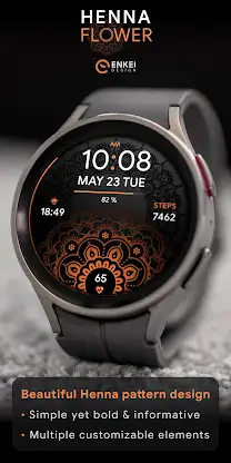 Henna Flower - colorful face screenshot 2
