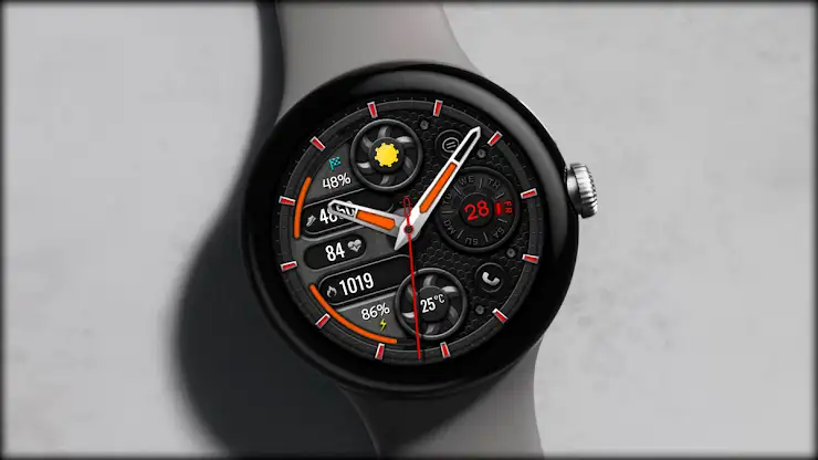 Digital Zyntra Watch Face screenshot 1