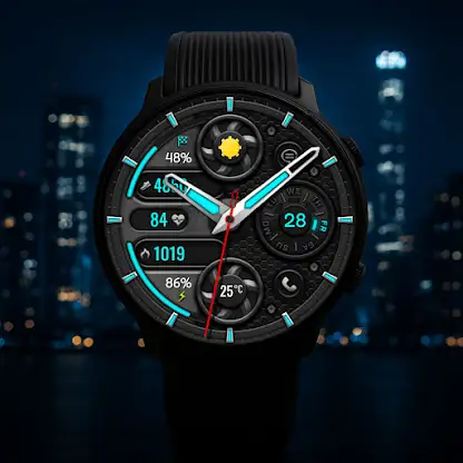 Digital Zyntra Watch Face screenshot 2