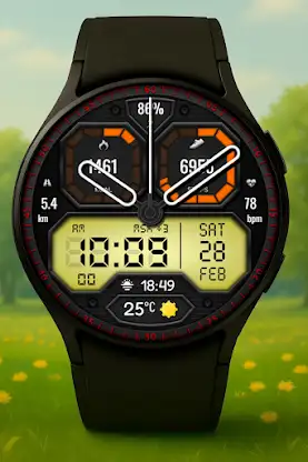Hybrid 2.0 Watch Face screenshot 2