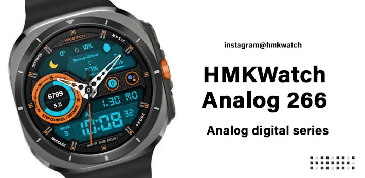 HMKWatch Analog 266 — Android app banner