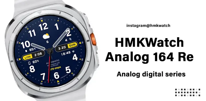 HMKWatch Analog 164 Re — Android app banner