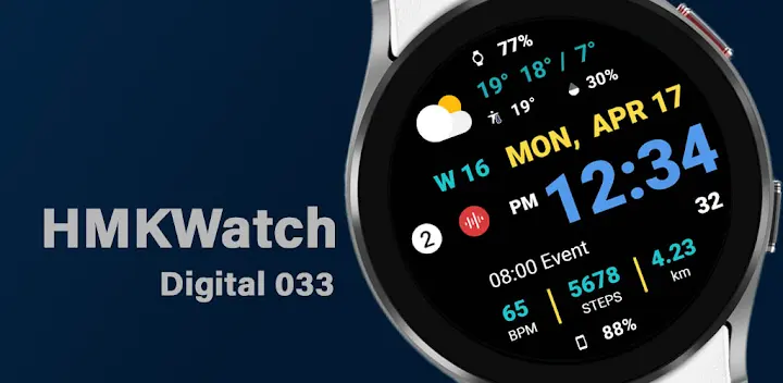 HMKWatch Digital 033 — Android app banner