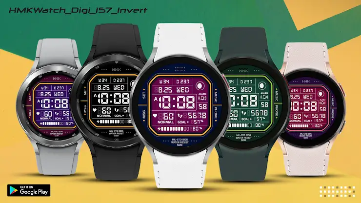 HMKWatch Digital 157 Invert screenshot 1