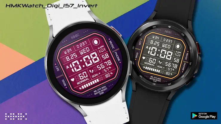 HMKWatch Digital 157 Invert screenshot 2