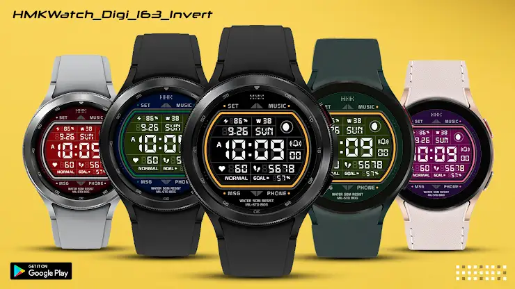 HMKWatch Digital 163 Invert screenshot 1