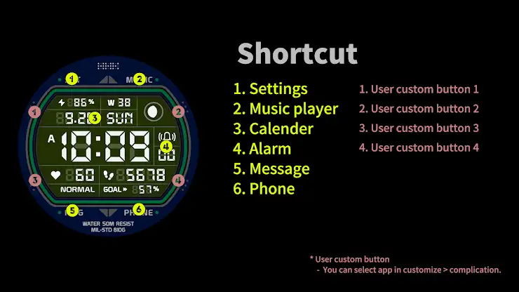 HMKWatch Digital 163 Invert screenshot 3