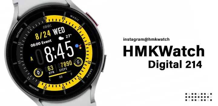 HMKWatch Digital 214 — Android app banner