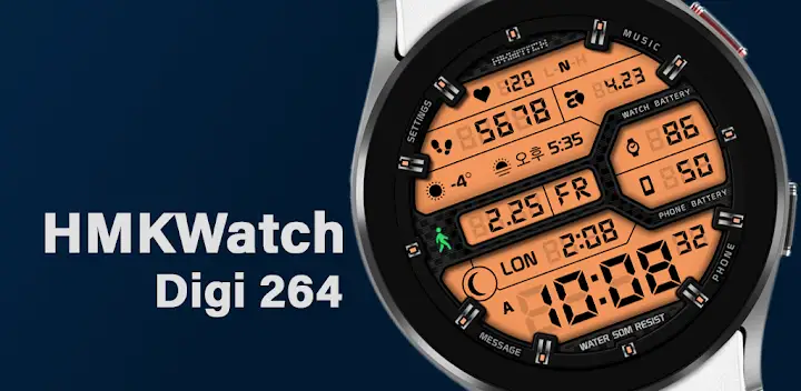 HMKWatch Digital 264 — Android app banner