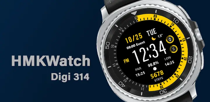 HMKWatch Digital 314 — Android app banner