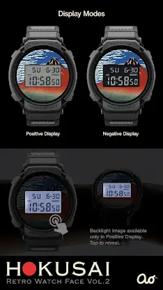 HOKUSAI Retro Watch Face Vol.2 screenshot 5